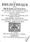 La bibliotheque des predicateurs