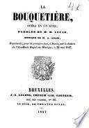 La bouquetière