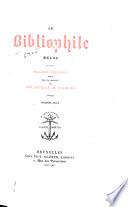La bulletin du bibliophile Belge