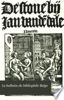 La bulletin du bibliophile Belge
