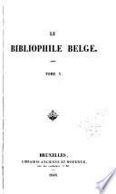 La bulletin du bibliophile Belge