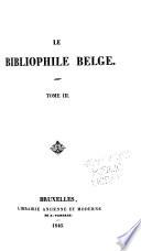 La bulletin du bibliophile Belge