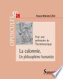 La calomnie. Un philosophème humaniste