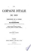 La campagne d'Italie de 1859