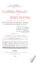 La célèbre miracle de Saint-Janvier à Naples et à Pouzzoles