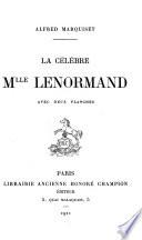 La célèbre Mlle Lenormand