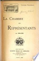 La Chambre des Représentants en 1894-1895