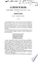 La chanson de Roland; texte critique, traduction et notes par F. Génin