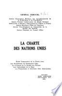 La charte des Nations unies