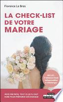 La Check-list de votre mariage