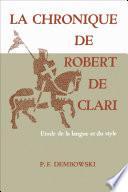La Chronique de Robert de Clari