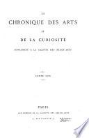 La Chronique des arts et de la curiosité