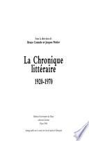 La chronique littéraire