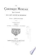 La Chronique musicale