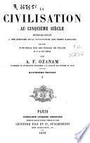 La civilisation au cinquième siècle