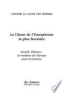 La clause de l'Européenne la plus favorisée