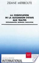 La codification de la succession d’États aux traités