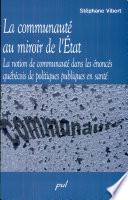 La communauté au miroir de l'État