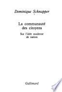 La communauté des citoyens