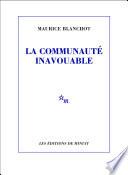 La Communauté inavouable