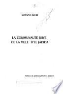 La communaute juive de la ville d'El Jadida
