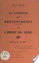 La commune de Prévenchères (Lozère) et l'impôt du sang