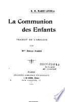 La communion des enfants