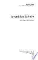 La condition littéraire