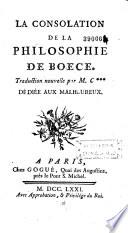 La consolation de la philosophie...