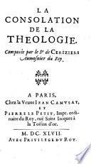La Consolation de la théologie