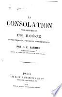 La consolation philosophique de Boèce