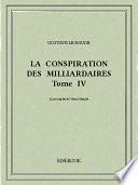 La conspiration des milliardaires IV