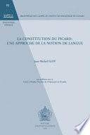 La constitution du picard