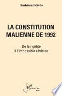 La constitution malienne de 1992