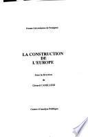 La construction de l'Europe