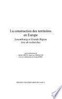 La construction des territoires en Europe