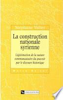 La construction nationale syrienne