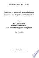 La contestation de la mondialisation