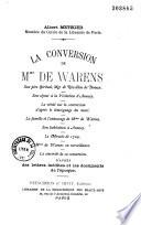La conversion de Mme de Warens ...