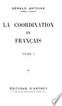 La coordination en français
