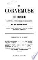La cornemuse du diable, vaudeville en 2 actes