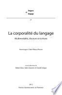 La corporalité du langage