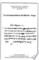 La correspondance de Michel-Ange