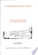 La correspondance de Proust
