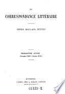 La Correspondance litteraire (red. par Ludovic Lalanne)
