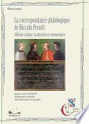 La correspondance philologique de Niccolo Perotti
