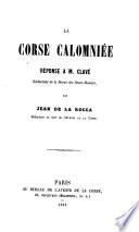 La corse calomniée