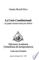 Livre La Corte Constitucional
