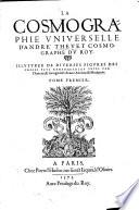 La cosmographie universelle d'André Thevet