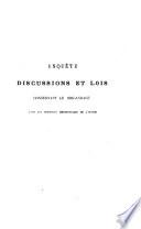 La Cour de Rome, le Brigandage et la Convention Franco-Italienne. (Pièces justificatives. Discours et documents traduits de l'Italien par J. Mickiewicz.).